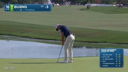 Sam Burns | Round 2 | 16th hole | Shot 4 | 2026 Texas Children's