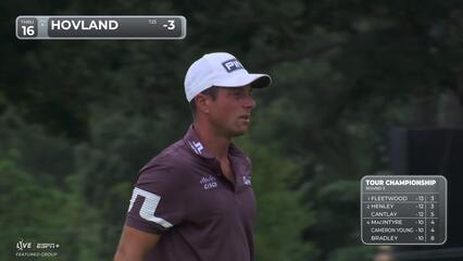Viktor Hovland | Round 3 | 16th hole | Shot 4 | 2025 TOUR Championship