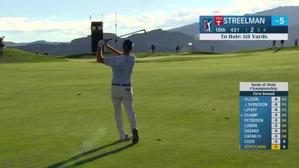Kevin Streelman | Round 1 | 10th hole | Shot 2 | 2025 Bank of Utah