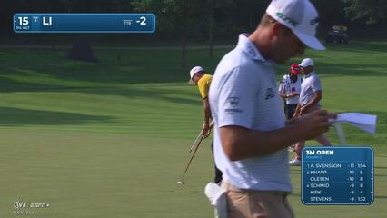 Haotong Li | Round 2 | 15th hole | Shot 4 | 2025 3M Open