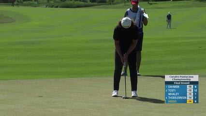 Garrick Higgo | Round 4 | 7th hole | Shot 4 | 2025 Corales Puntacana