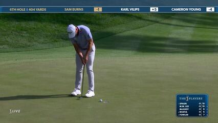 Sam Burns | Round 2 | 6th hole | Shot 4 | 2025 THE PLAYERS