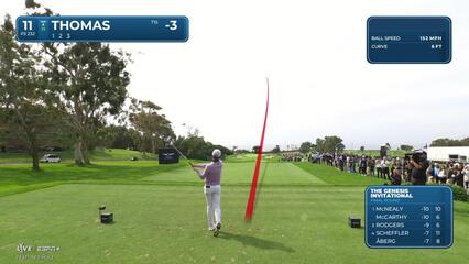 Justin Thomas | Round 4 | 11th hole | Shot 1 | 2025 Genesis