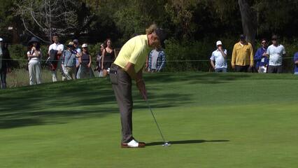 Miguel Angel Jiménez | Round 3 | 12th hole | Shot 4 | 2025 Hoag Classic