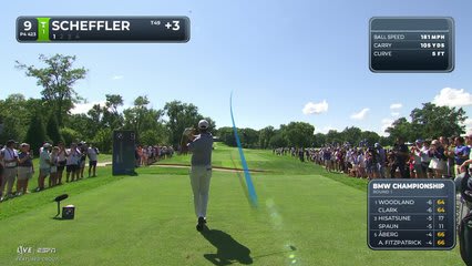 Scottie Scheffler | Round 1 | 9th hole | Shot 1 | 2026 BMW Championship