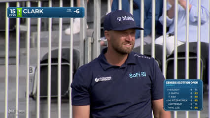 Wyndham Clark | Round 2 | 15th hole | Shot 1 | 2026 Genesis Scottish Open