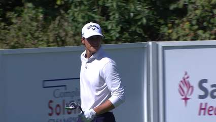 Adrien Dumont de Chassart | Round 2 | 18th hole | Shot 1 | 2025 Compliance Solutions