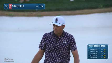Jordan Spieth | Round 2 | 18th hole | Shot 2 | 2026 WM Phoenix Open