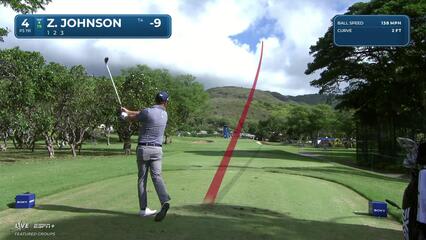 Zach Johnson | Round 3 | 4th hole | Shot 1 | 2025 Sony Open