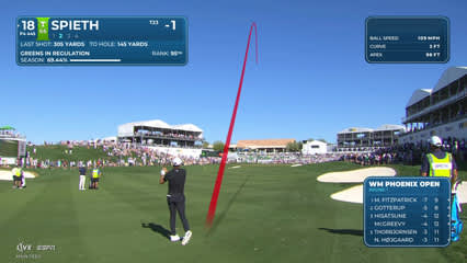 Jordan Spieth | Round 1 | 18th hole | Shot 2 | 2026 WM Phoenix Open