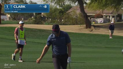 Wyndham Clark | Round 2 | 1st hole | Shot 2 | 2025 WM Phoenix Open