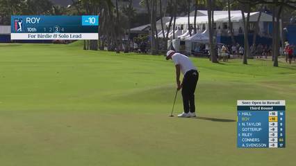 Kevin Roy | Round 3 | 10th hole | Shot 4 | 2026 Sony Open
