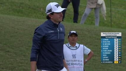 Nico Echavarria | Round 2 | 17th hole | Shot 7 | 2024 Butterfield Bermuda