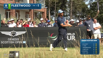 Tommy Fleetwood | Round 1 | 8th hole | Shot 1 | 2026 Genesis Scottish Open