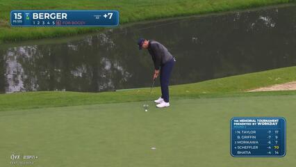 Daniel Berger | Round 2 | 15th hole | Shot 7 | 2025 the Memorial