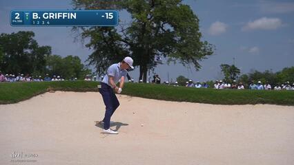 Ben Griffin | Round 4 | 2nd hole | Shot 2 | 2025 Charles Schwab