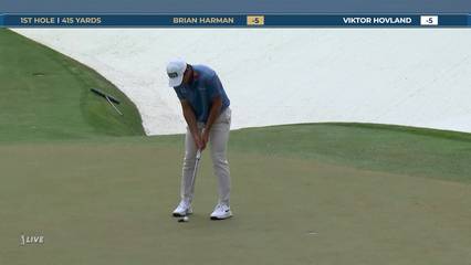 Viktor Hovland | Round 3 | 1st hole | Shot 4 | 2026 THE PLAYERS