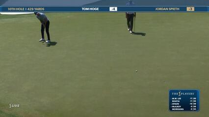 Jordan Spieth | Round 3 | 10th hole | Shot 5 | 2025 THE PLAYERS