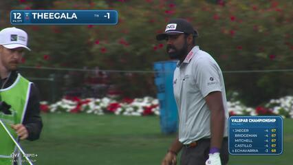 Sahith Theegala | Round 1 | 12th hole | Shot 2 | 2025 Valspar