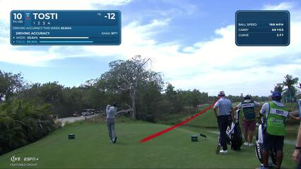 Alejandro Tosti | Round 3 | 10th hole | Shot 1 | 2025 Mexico Open