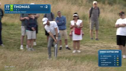 Justin Thomas | Round 1 | 17th hole | Shot 2 | 2026 Genesis Scottish Open