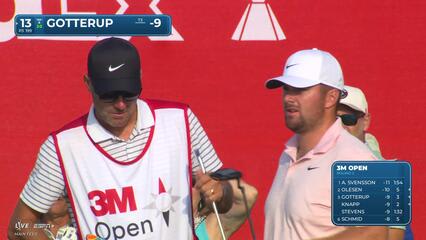Chris Gotterup | Round 2 | 13th hole | Shot 1 | 2025 3M Open