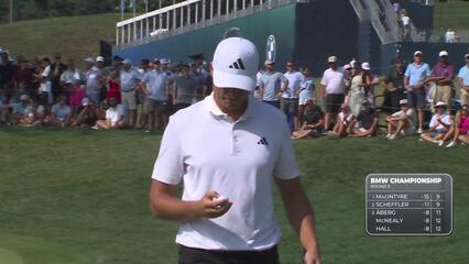 Ludvig Åberg | Round 3 | 10th hole | Shot 4 | 2025 BMW Championship