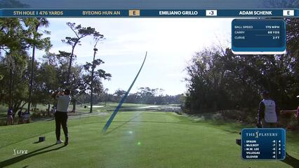 Byeong Hun An | Round 2 | 5th hole | Shot 1 | 2025 THE PLAYERS