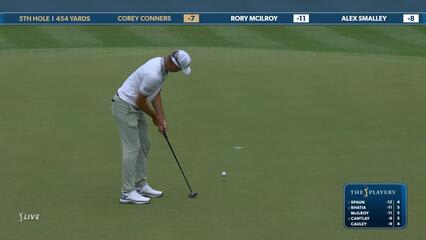 Corey Conners | Round 4 | 5th hole | Shot 4 | 2025 THE PLAYERS