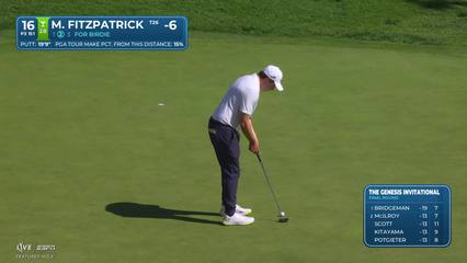 Matt Fitzpatrick | Round 4 | 16th hole | Shot 3 | 2026 The Genesis