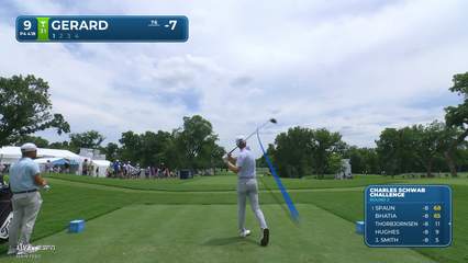 Ryan Gerard | Round 2 | 9th hole | Shot 1 | 2026 Charles Schwab