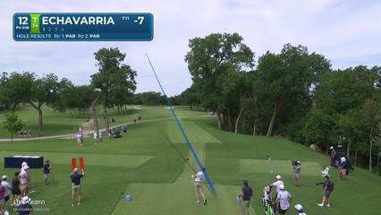 Nico Echavarria | Round 3 | 12th hole | Shot 1 | 2026 Charles Schwab