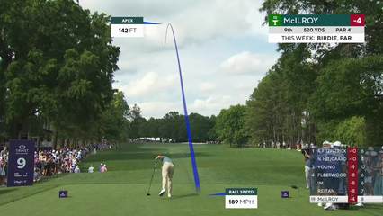 Rory McIlroy | Round 3 | 9th hole | Shot 1 | 2026 Truist Championship