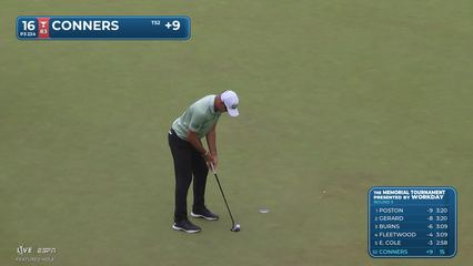 Corey Conners | Round 3 | 16th hole | Shot 4 | 2026 the Memorial