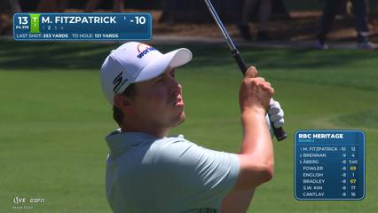 Matt Fitzpatrick | Round 2 | 13th hole | Shot 2 | 2026 RBC Heritage