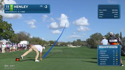 Russell Henley | Round 2 | 11th hole | Shot 1 | 2026 Arnold Palmer