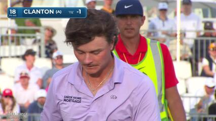 Luke Clanton | Round 2 | 18th hole | Shot 4 | 2025 WM Phoenix Open