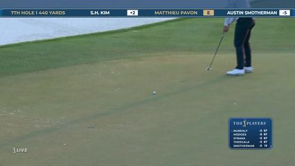 Matthieu Pavon | Round 1 | 7th hole | Shot 5 | 2026 THE PLAYERS