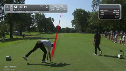 Jordan Spieth | Round 4 | 5th hole | Shot 1 | 2025 FedEx St. Jude