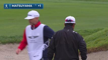 Hideki Matsuyama | Round 1 | 5th hole | Shot 3 | 2025 Genesis