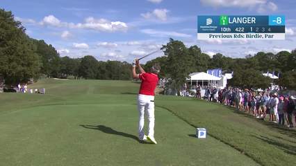 Bernhard Langer | Round 3 | 10th hole | Shot 1 | 2025 Dominion