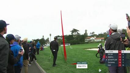 Wyndham Clark | 2024 AT&T Pebble Beach | Round 3 | 13th hole | Shot 2