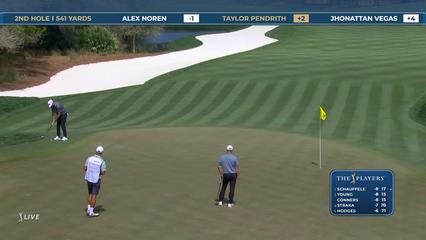 Taylor Pendrith | Round 2 | 2nd hole | Shot 3 | 2026 THE PLAYERS