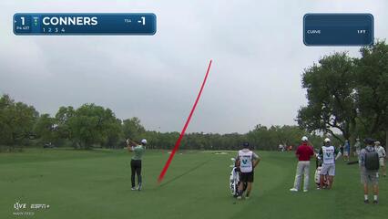 Corey Conners | Round 2 | 1st hole | Shot 2 | 2025 Valero
