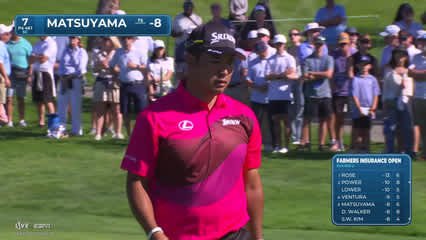 Hideki Matsuyama | Round 2 | 7th hole | Shot 4 | 2026 Farmers