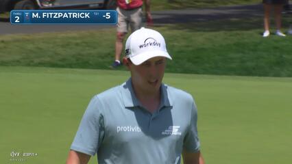 Matt Fitzpatrick | Round 4 | 2nd hole | Shot 3 | 2025 Travelers