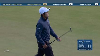 Takumi Kanaya | Round 2 | 14th hole | Shot 4 | 2026 THE PLAYERS