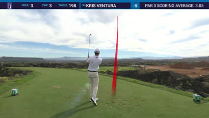 Kristoffer Ventura | Round 3 | 3rd hole | Shot 1 | 2025 Bank of Utah