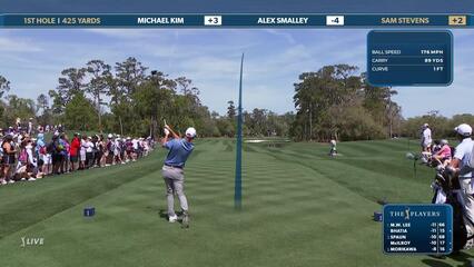 Sam Stevens | Round 2 | 1st hole | Shot 1 | 2025 THE PLAYERS