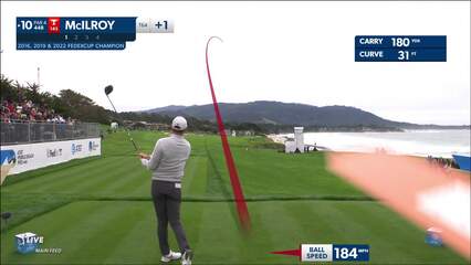 Rory McIlroy | 2024 AT&T Pebble Beach | Round 3 | 10th hole | Shot 1